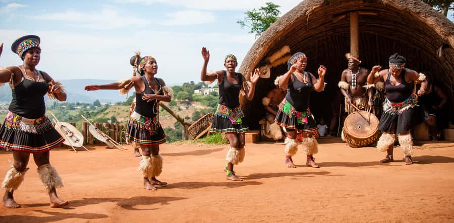 From Durban: Safari & PheZulu Village Day Tour - The Reptile Park: hands-on, simple, and family-friendly
