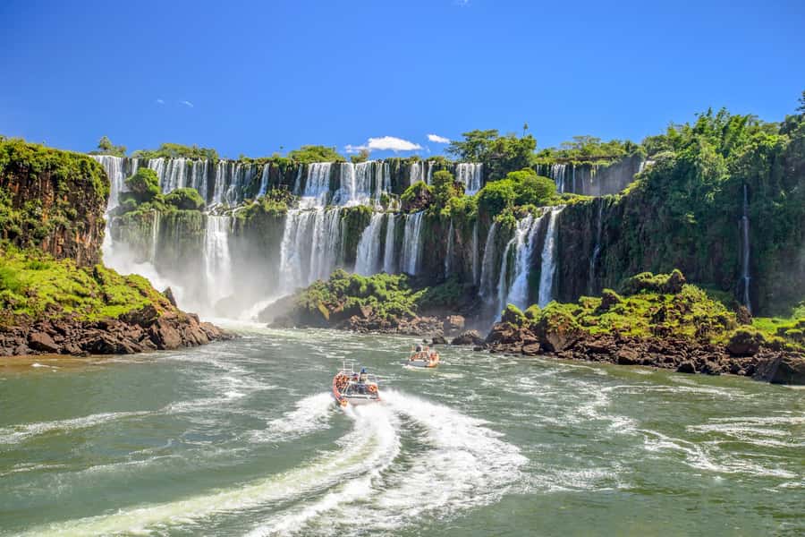 From Foz do Iguazu: Brazil Iguazu Falls & Macuco Safari Boat - The Macuco Safari boat ride: thrilling, wet, and brief