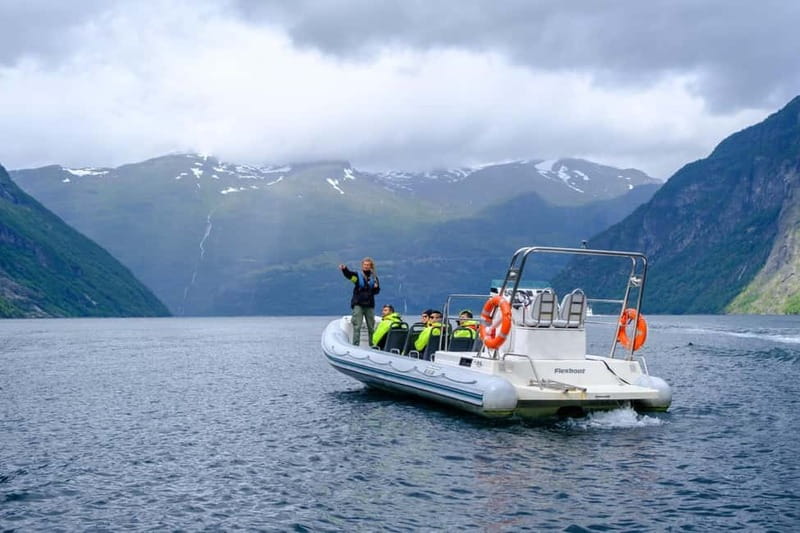 From Hellesylt: Experience Fjordsafari Geirangerfjord on RIB - Returning through the UNESCO-protected fjord