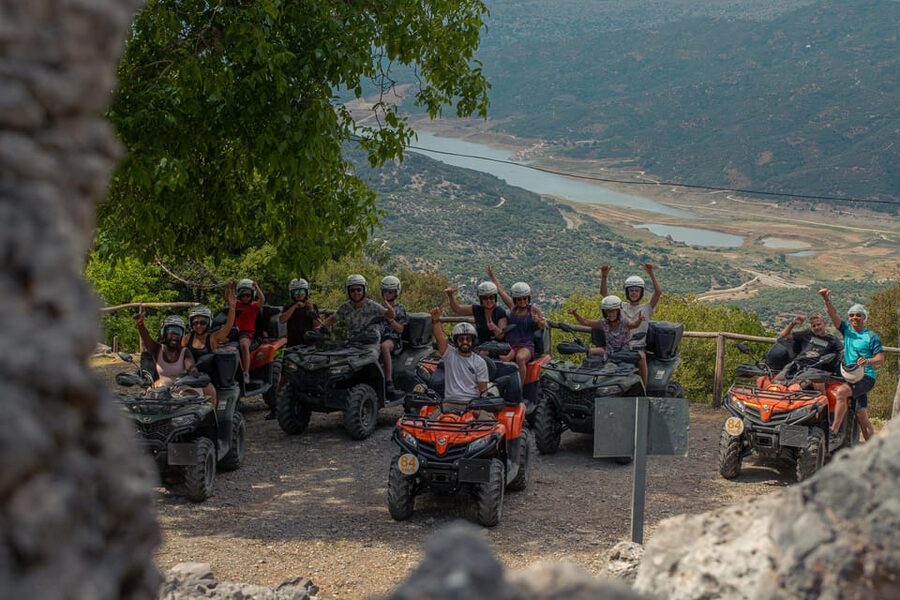From Heraklion: Quad Safari Wild Crete Day Tour - Pickup from Hersonissos and the first safety lesson