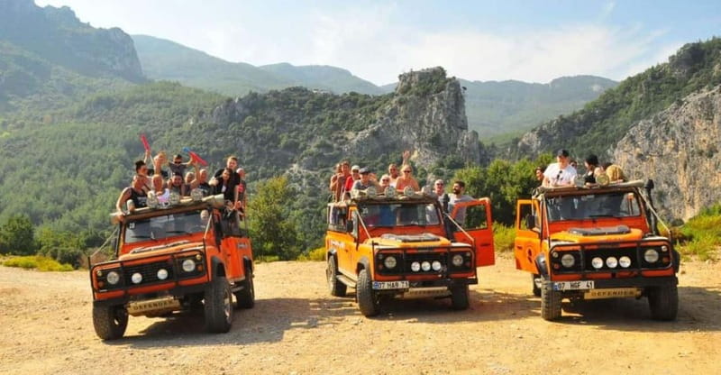 From Kusadasi: Full-Day Jeep Safari to National Park - Echo Canyon and Kursunlu Monastery