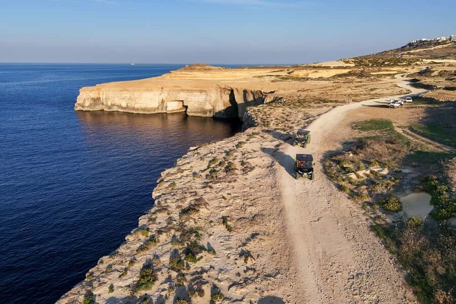 From Malta: All Inclusive Gozo Jeep Safari Tour + Comino - What lunch adds to the day