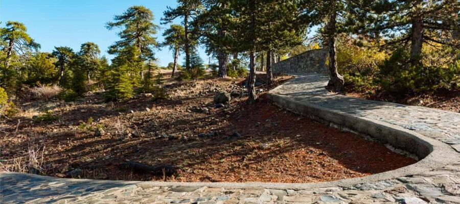 From Paphos: Troodos Jeep Safari - Chantara Waterfall and a short mountain walk