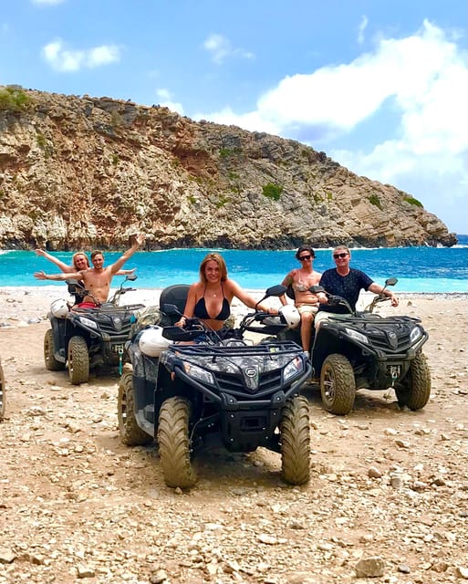 From Platanias: Quad safari with Hotel transfer - Starting in Platanias with a proper safety briefing