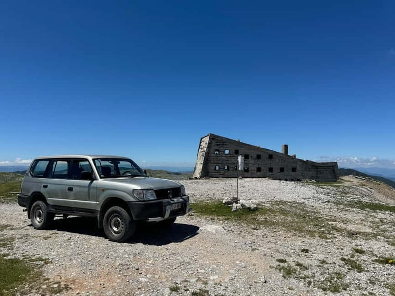 From Sarajevo: Private Lukomir Village 4x4 Safari - The 4x4 route and mountain scenery