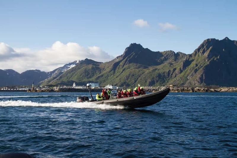 From Svolvær: Lofoten RIB Sea Eagle Safari Trollfjord Cruise - The safety gear matters more than it sounds