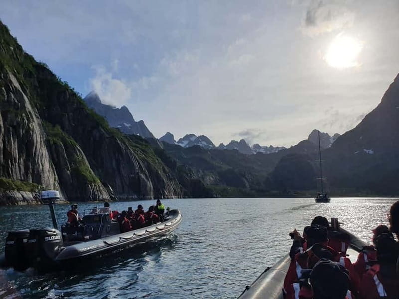 From Svolvær: RIB Boat Lofoten Trollfjord Sea Eagle Safari - Leaving Svolvær in a fully equipped RIB