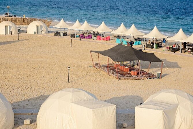 Full-Day DesertSafari with Camel Ride,InlandSea & BBQ Desert Camp - Dune bashing is the day’s adrenaline hit
