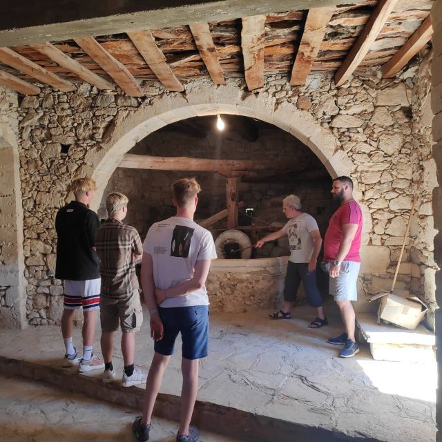 Georgioupolis Quad ATV Safari - Visiting an old olive oil mill in Vafes