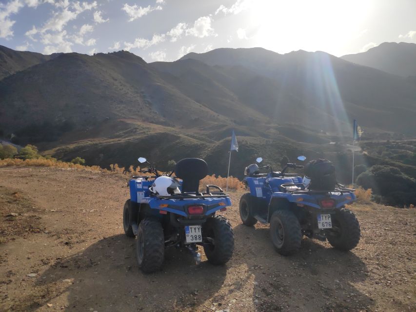 Georgioupolis Quad ATV Safari - Starting safely on a quad bike