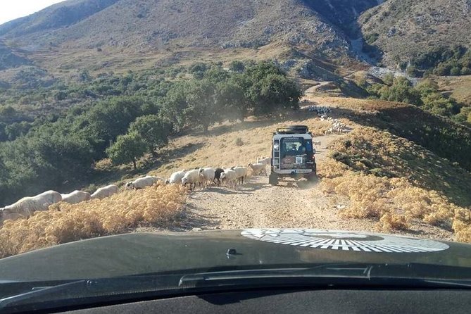 Georgioupolis Safari Off Road Tours Outdoor Activities Land Rover Defender - Imbros Gorge gives you a final mountain view