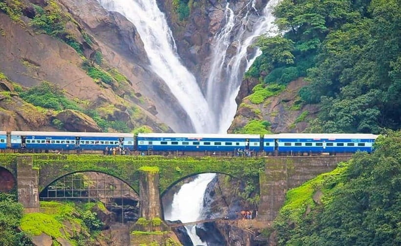 Goa: Dudhsagar Waterfall, Jeep Safari and Spice Plantation - Dudhsagar Falls is the reason to go