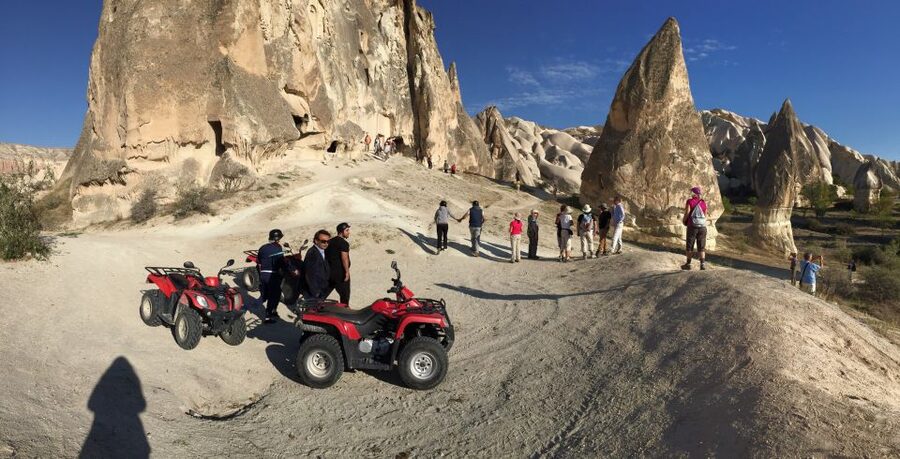 Göreme: Quad Safari through the Sword, Love & Rose Valleys - Rose Valley, with time to stop and look