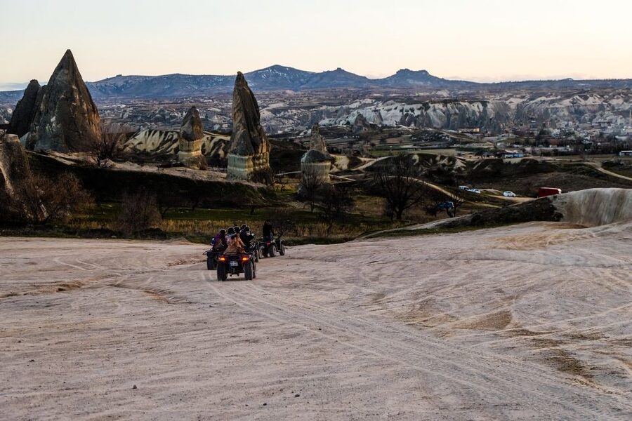 Göreme: Quad Safari through the Sword, Love & Rose Valleys - Cavusin Old Greek Village and the rougher sections