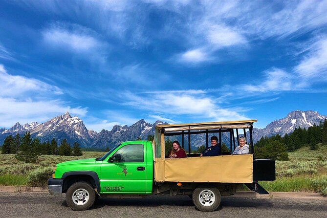Grand Teton Wildlife Safari in a Enclosed or Open-Air Vehicle (season dependent) - Open-air views or an enclosed winter ride