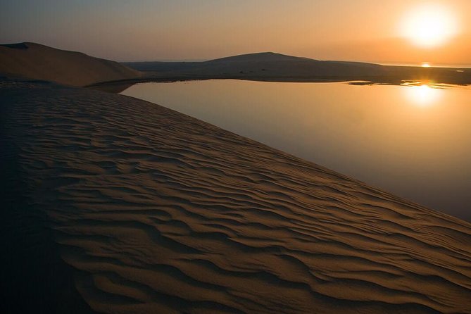 Half Day Desert Safari || Sand Boarding || Camel Ride || Inland Sea Visit || - Khor Al Udaid, where desert meets water
