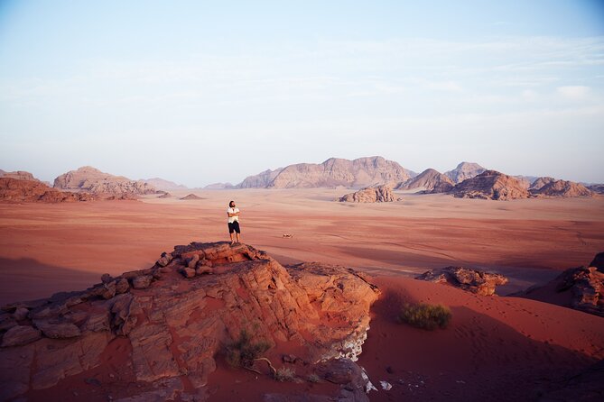 Half-Day Jeep Safari "Wadi Rum Highlights!" w/ Professional Bedouin Guide - Adding a camel ride or sandboarding