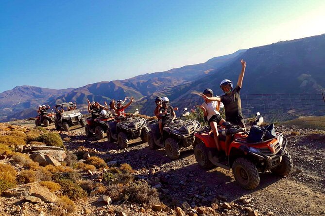 Half-Day Rethymno Quad Safari - Prassano Gorge and birds overhead
