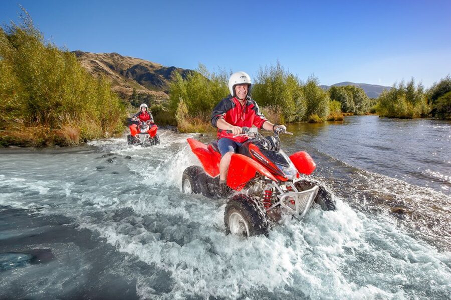 Hanmer Springs 2-Hour Quad Bike Safari - River crossings and changing conditions