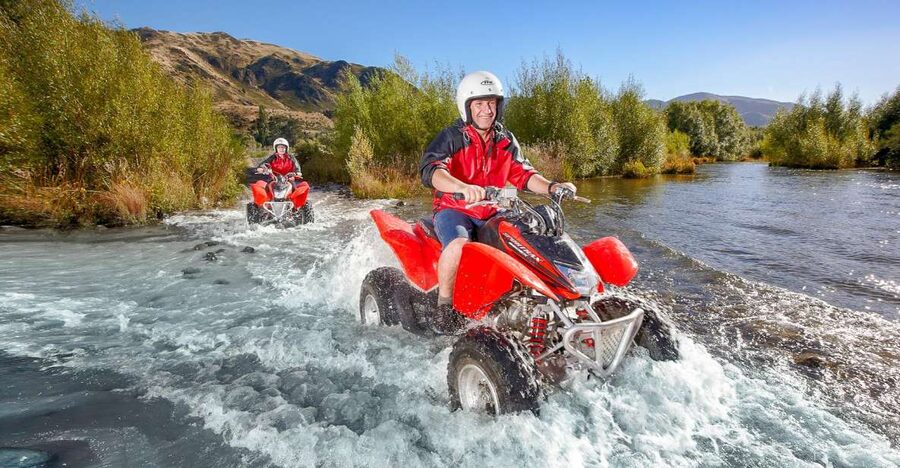 Hanmer Springs 2-Hour Quad Bike Safari - Mountain views from a lower seat