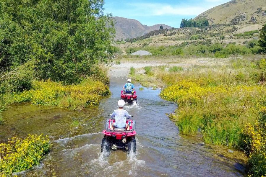 Hanmer Springs 2-Hour Quad Bike Safari - The first tracks: getting used to the quad bike