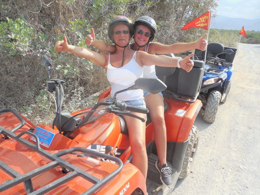 Hersonisos - Malia :off-road quad safari with transfer+Lunch - Key points at a glance