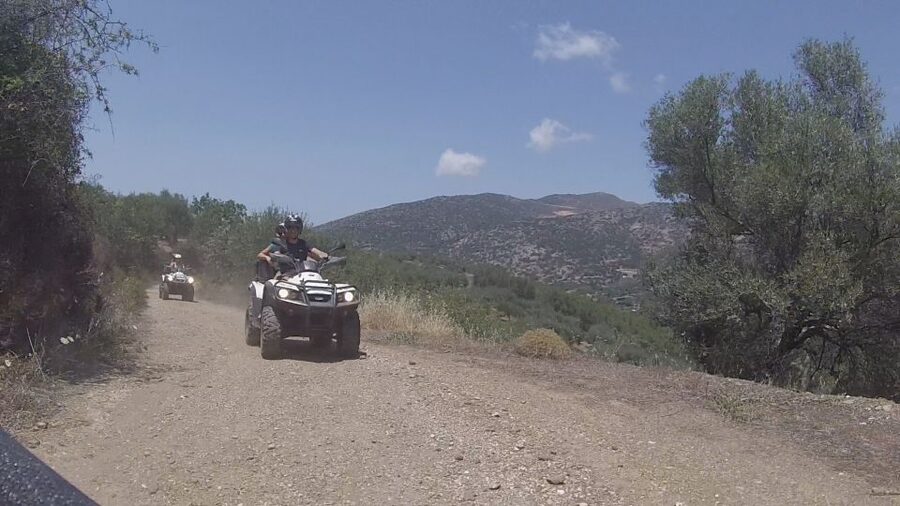 Hersonissos: ATV Quad Bike Safari in the Mountains of Crete - What driving the quad is really like