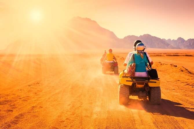 Hurghada: ATV Quad Safari, Camel Ride & Bedouin Village Tour - Leaving Hurghada for the Egyptian Sahara