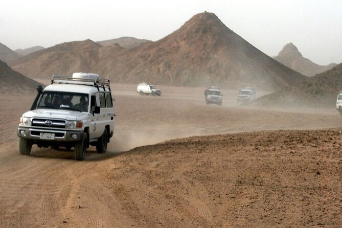 Hurghada: ATV Quad Safari, Camel Ride & Bedouin Village Tour - Learning the quad before the ride
