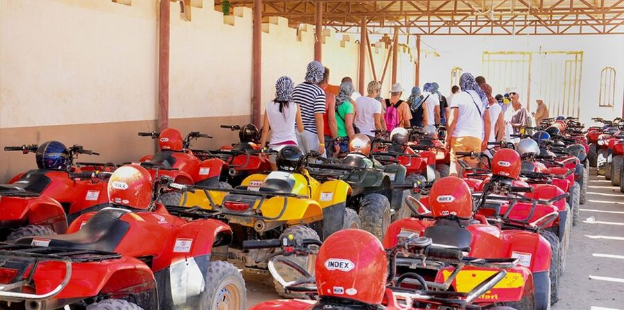 Hurghada: ATV Safari Tour with Camel Ride - Across the desert by quad bike