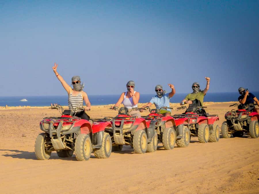 Hurghada: ATV Safari Tour with Camel Ride - The camel stop: traditional, photogenic, and short