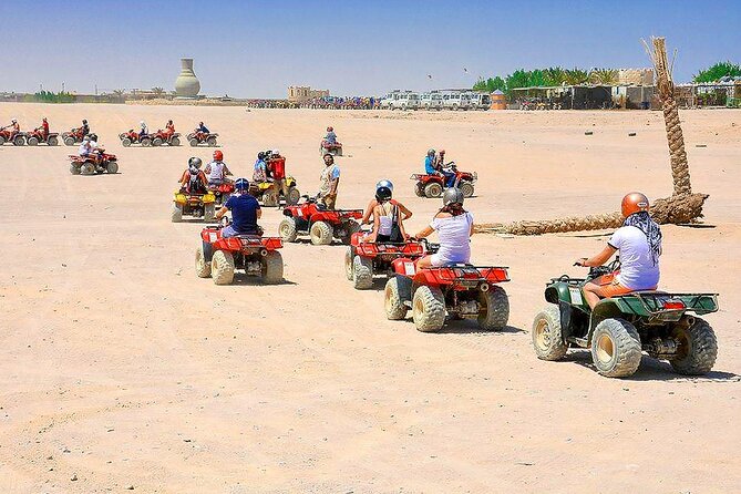 Hurghada Desert Safari Experience, ATV Quad, Camel Ride & Dinner - The 10-minute spider car ride