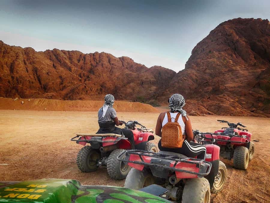 Hurghada: Quad Bike, Sea, Camel, Safari, Stargazing & Dinner - Bedouin camp, dinner, and the evening show