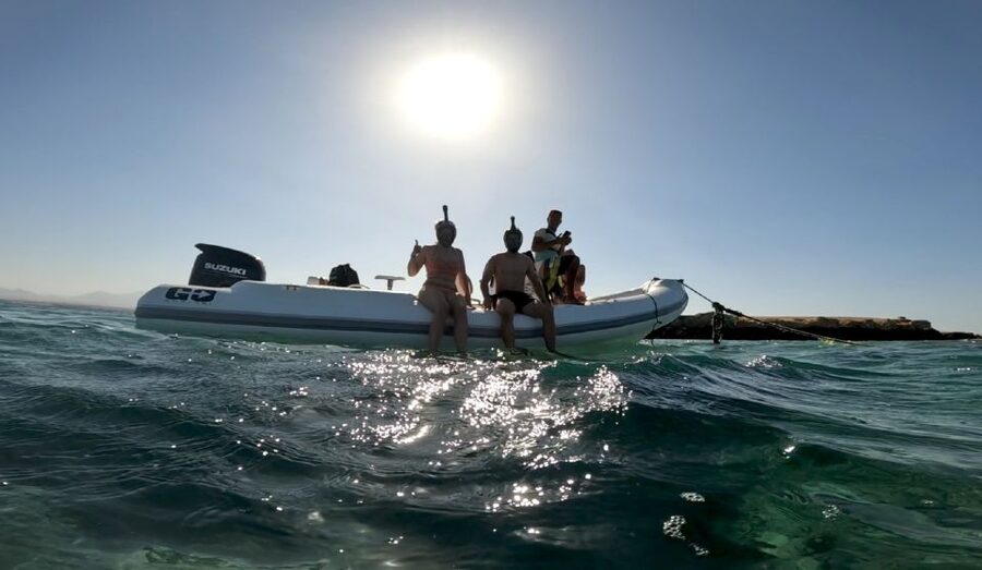 Hurghada: Safari ATV Quad & Speedboat to Orange bay island - The 8:00 AM hotel pickup