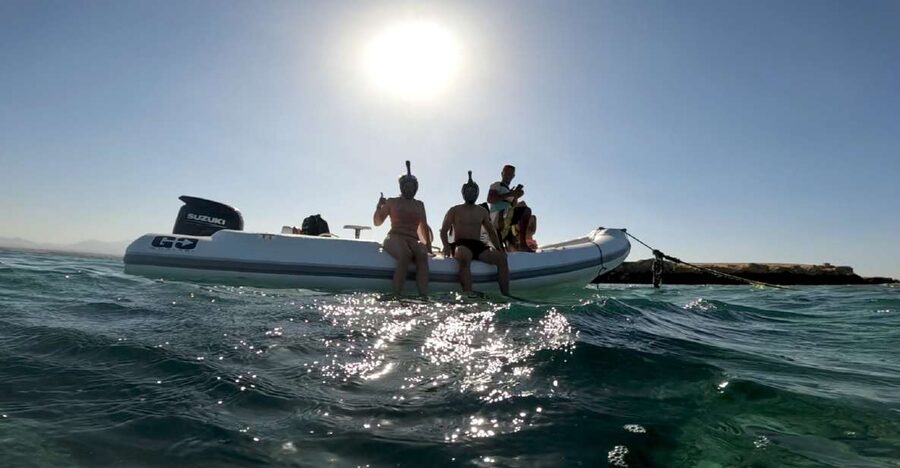 Hurghada: Safari ATV Quad & Speedboat to Orange bay island - Three hours on the Egyptian desert tracks