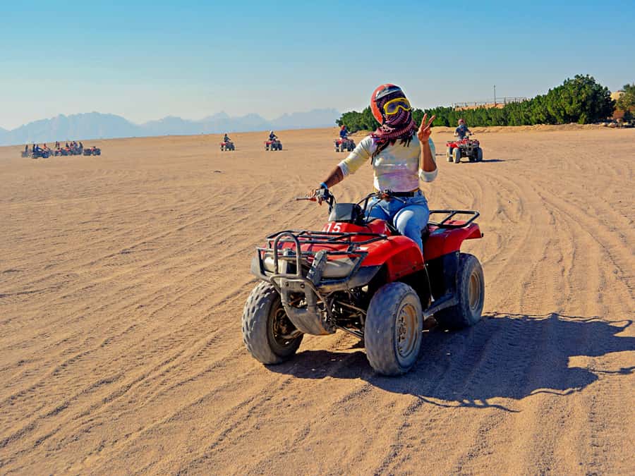 Hurghada: Safari Jeep, Quad, Buggy, Camel Ride & BBQ Dinner - Hotel pickup and the trip into the desert