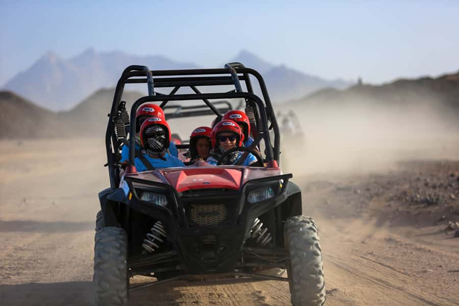 Hurghada: Sunset Desert Safari by Dune Buggy - Village views and desert stops