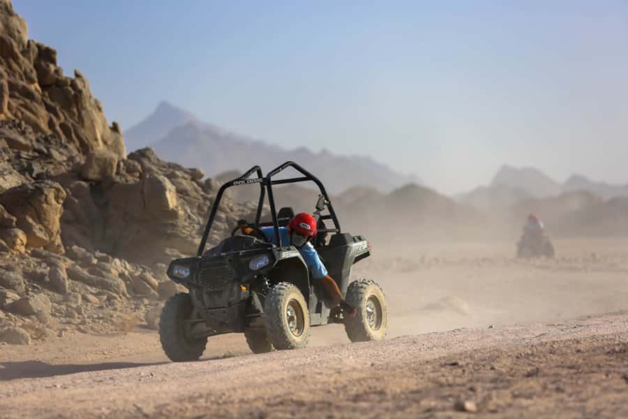 Hurghada: Sunset Desert Safari by Dune Buggy - Dinner, entertainment, and stargazing extras
