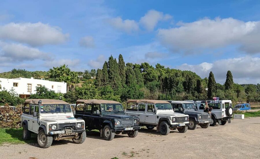 Ibiza: Jeep Safari Island Exploration - Pickup and the first stretch beyond the resort