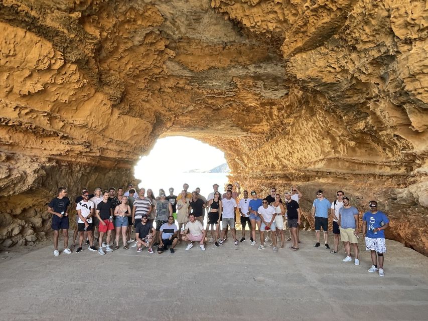 Ibiza Safari Private – Hidden Beaches, Caves & Snorkeling - Sa Caleta and Its Red Cliffs