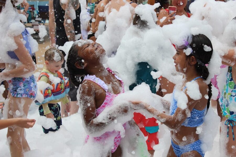 Icmeler Jeep Safari, Lunch, Water Fight, Colour & Foam Party - Jesus Beach and its natural sandbar