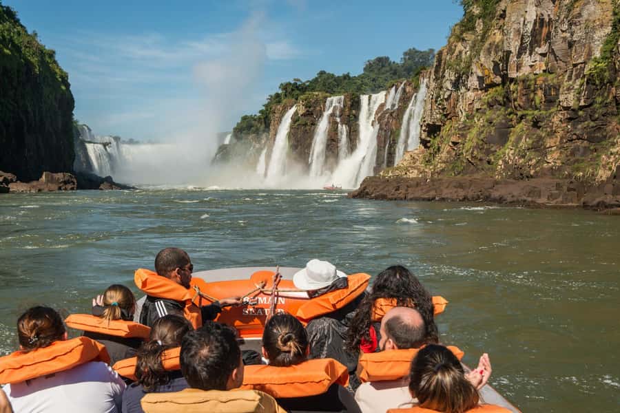 Iguassu Falls: Guided Tour & Macuco Safari on Pontoon Boats - Floriano Falls and the panoramic elevator