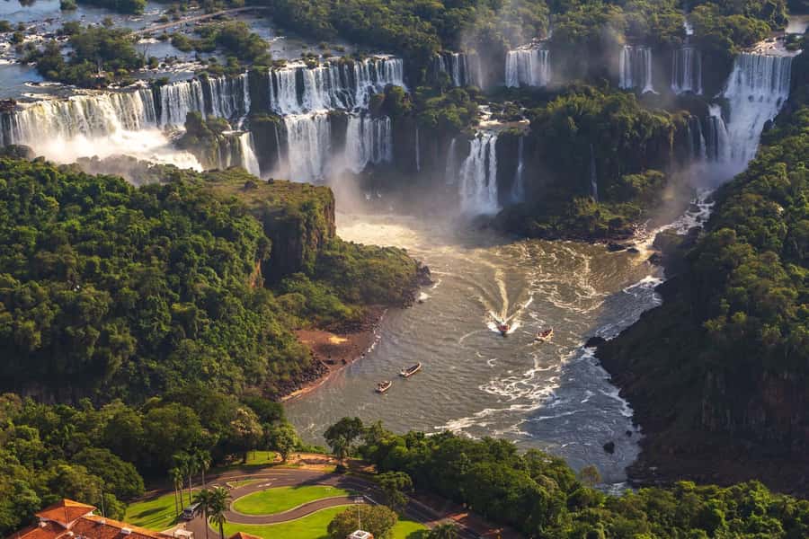 Iguassu Falls: Guided Tour & Macuco Safari on Pontoon Boats - Walking toward Benjamin Constant and Deodoro Falls
