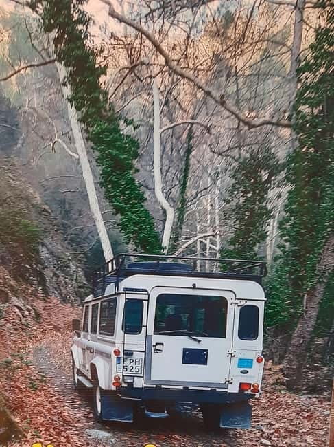 Jeep safari in French, English to Akamas, Gorge, Donkey Farm - Banana Plantations and Paphos Agriculture