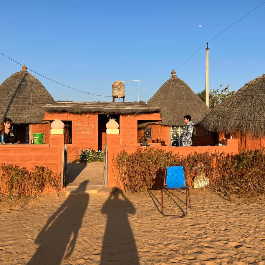 Jodhpur Camel Safari & Overnight Stay In Desert With Sumer - Cooking chapatis with Sumer’s family