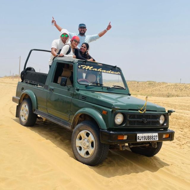 Jodhpur: Desert Camel and Jeep Safari with Traditional Food - The jeep safari: fun, rough, and optional