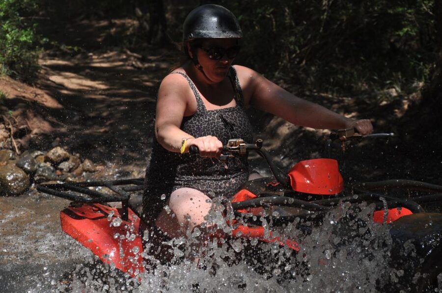 Kemer: Forest, Mud, and Streams Quad Safari Tour with Pickup - Forest tracks, small hills, and splash zones