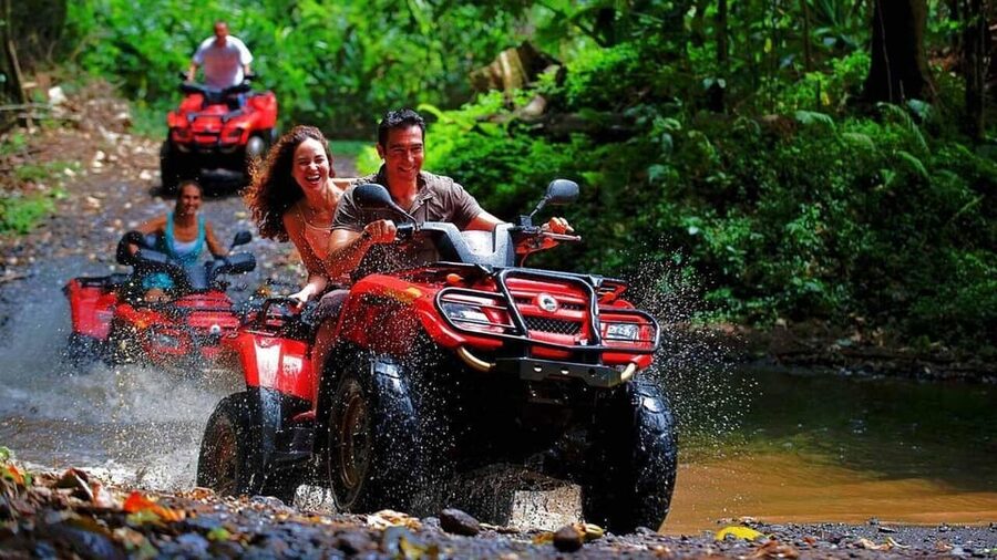 Kemer: Quad Safari Experience - Pickup, transfer, and arriving at Red Monster Quad Safari