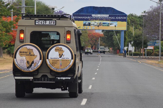 Kilimanjaro Airport Transfer | Pick Up & Drop up | With BURIGI CHATO SAFARIS LTD - The $100 price and what you receive
