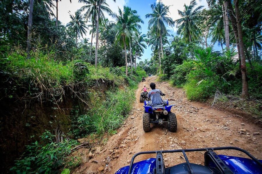Koh Samui: ATV Quad Bike Safari Tour - The real difficulty: rocks, slopes, and water
